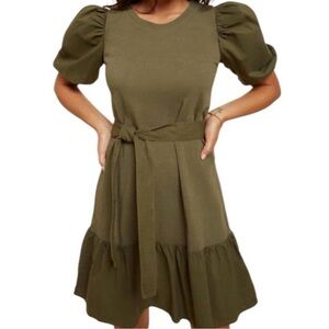 Nation LTD Evangeline belted mini dress